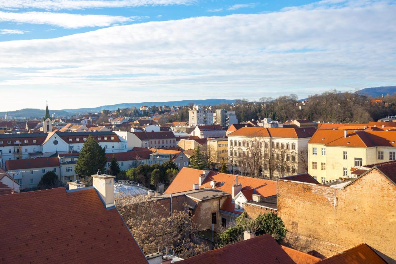 View Of Zagreb Lägenhet Exteriör bild